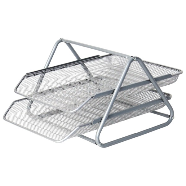 silver document tray
